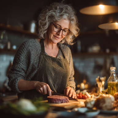 Активні літні люди на природі